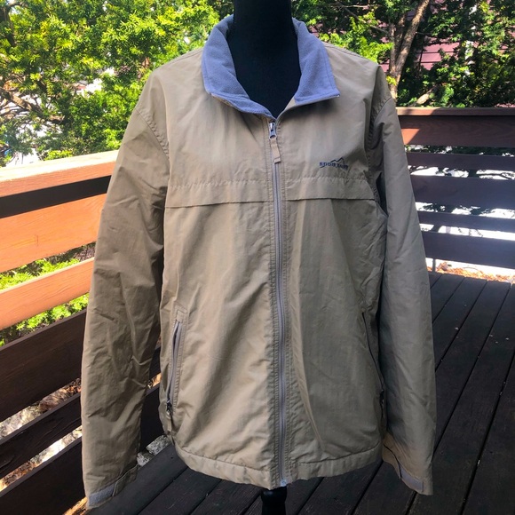Eddie Bauer Fleece Lined Lightweight Jacket / Coat - Picture 3 of 16